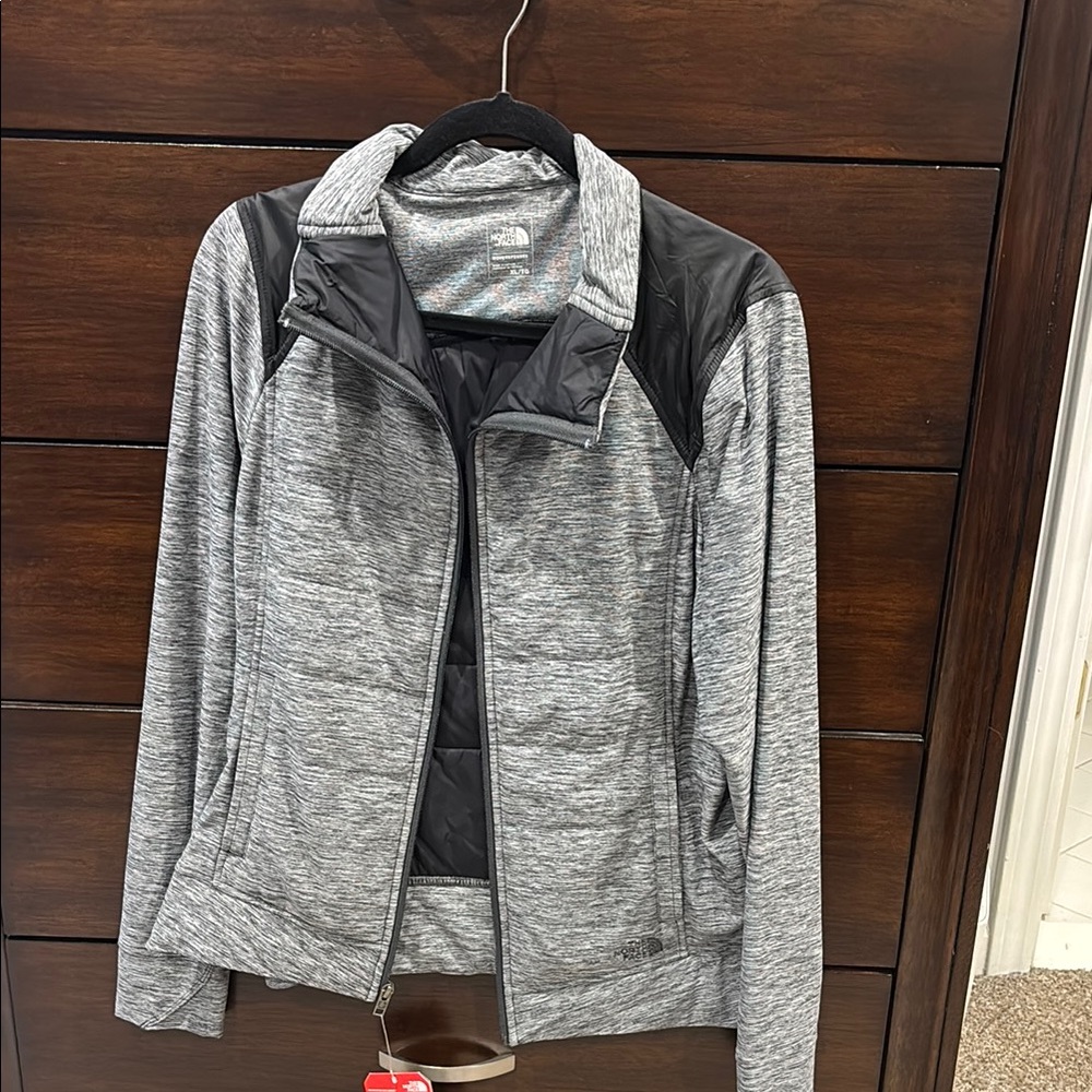The North Face Gray and Black Utility Jacket